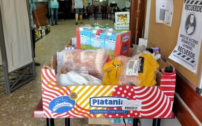 LLEGADA, DESCARGA, PREPARACIÓN Y ENTREGA  DE ALIMENTOS